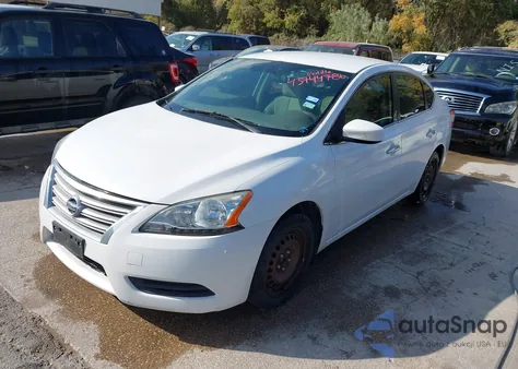 2014 Nissan Sentra S z USA, uszkodzony, nr VIN 3N1AB7AP8EY327443